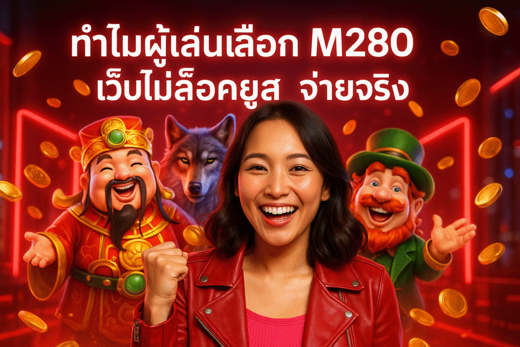 ทำไมผู้เล่นเลือก M280 เว็บไม่ล็อคยูส จ่ายจริง